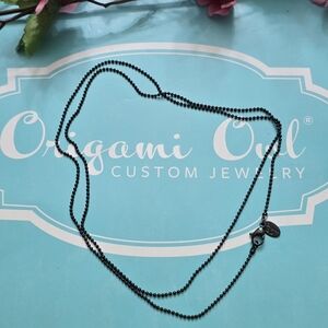Origami Owl Black Ball Chain